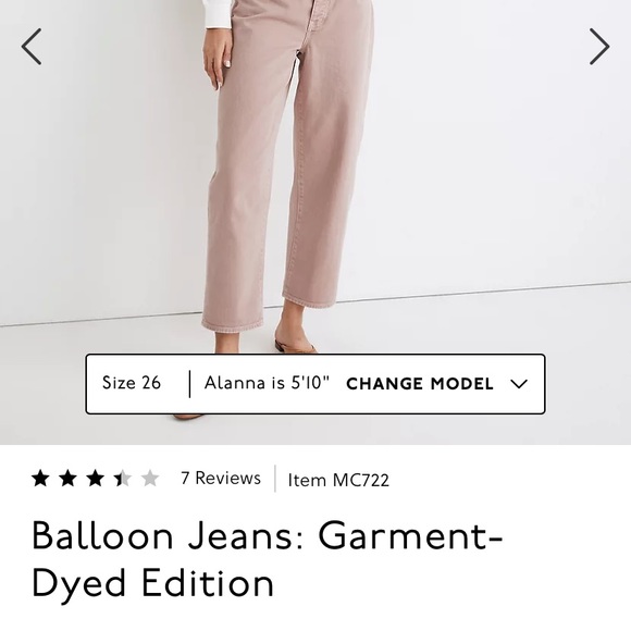 Light pink balloon pant.SOLD - Picture 8 of 9